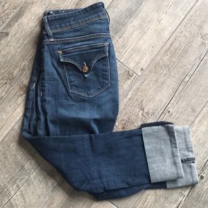 Hudson Crop Ginny Jean low waisted size 27